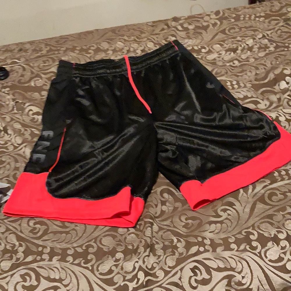 And one basketball shorts